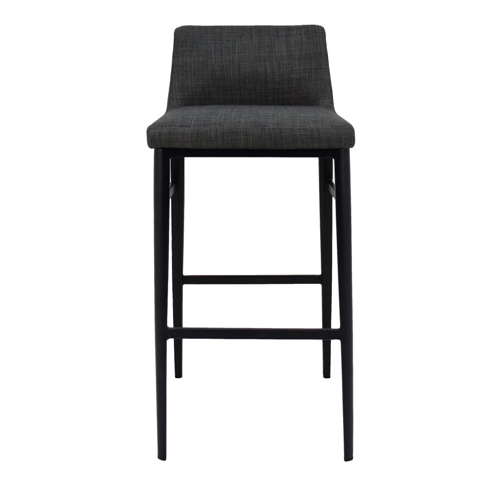 Moes Home - Baron Barstool in Charcoal Grey - EJ-1032-07 veiw 1