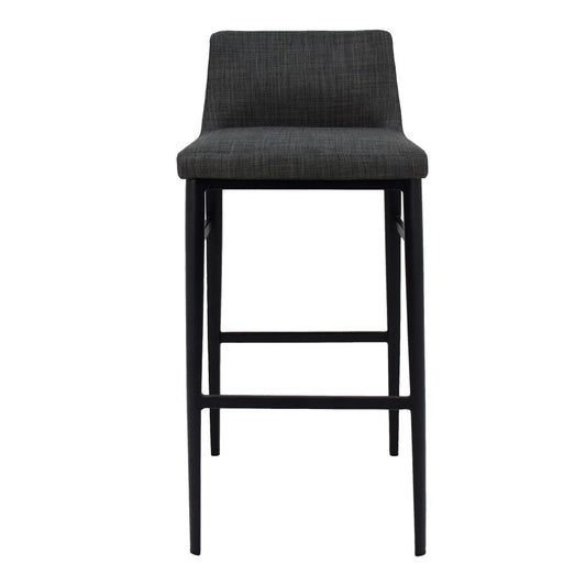 Moes Home - Baron Barstool in Charcoal Grey - EJ-1032-07 veiw 1