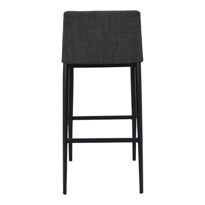 Moes Home - Baron Barstool in Charcoal Grey - EJ-1032-07 veiw 3