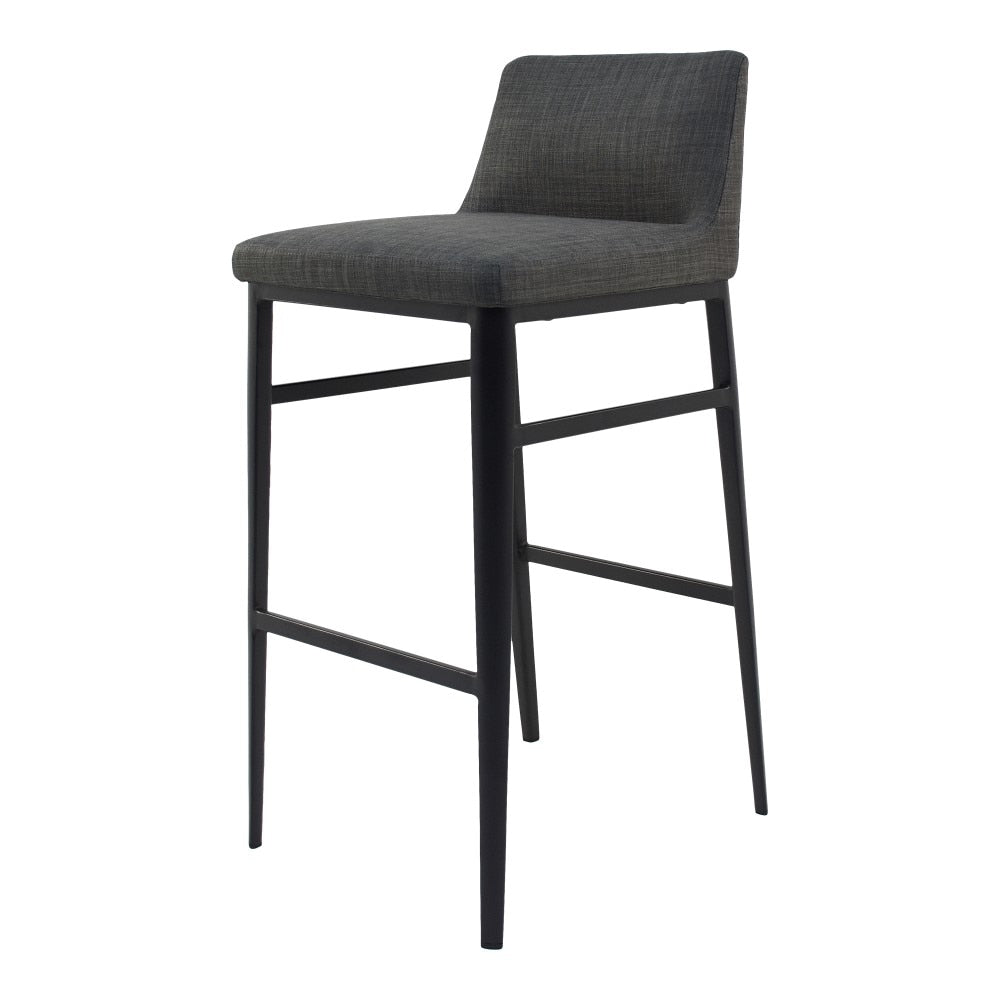 Moes Home - Baron Barstool in Charcoal Grey - EJ-1032-07 veiw 4