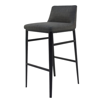 Moes Home - Baron Barstool in Charcoal Grey - EJ-1032-07 veiw 4