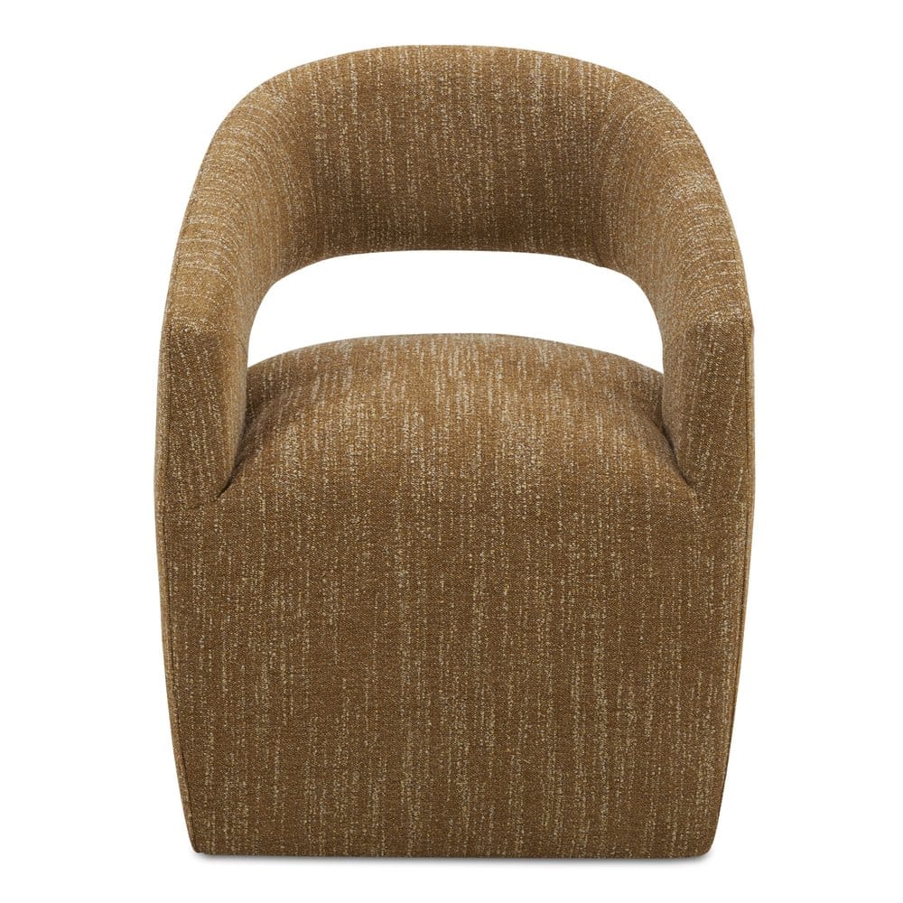 Moes Home - Barrow Rolling Dining Chair - KQ-1044-09-USA view 2