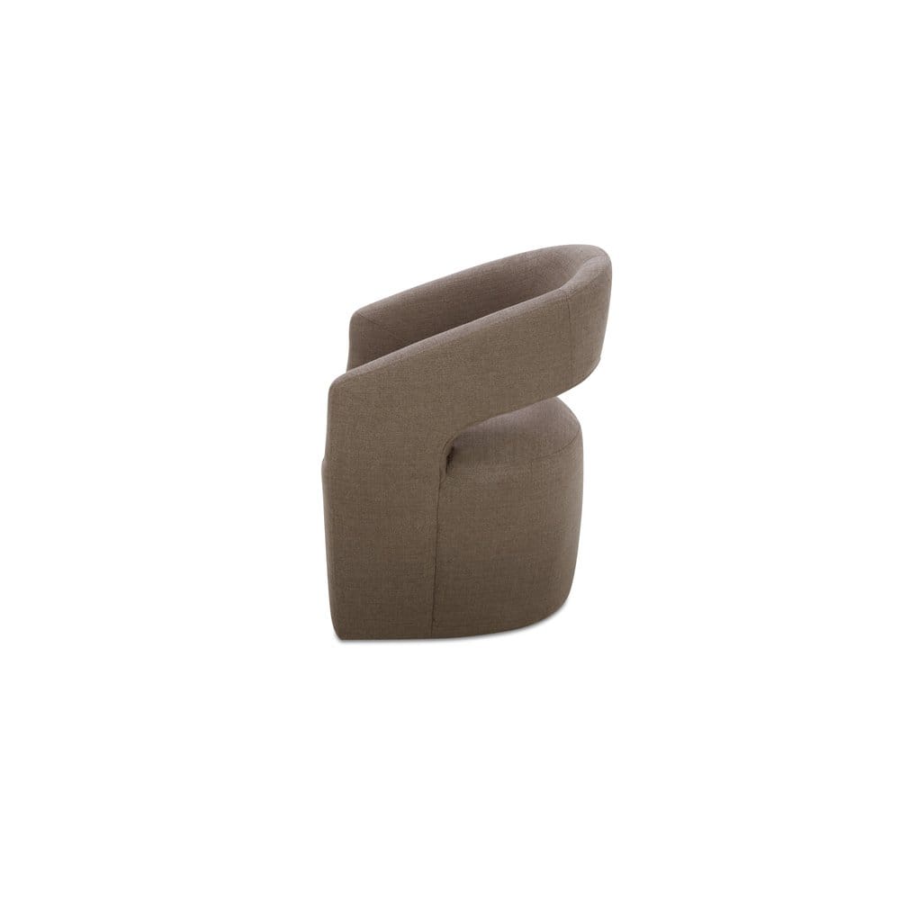 Moes Home - Barrow Rolling Dining Chair Soft Taupe - KQ-1044-39-USA view 3