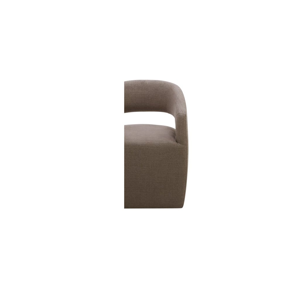 Moes Home - Barrow Rolling Dining Chair Soft Taupe - KQ-1044-39-USA view 6
