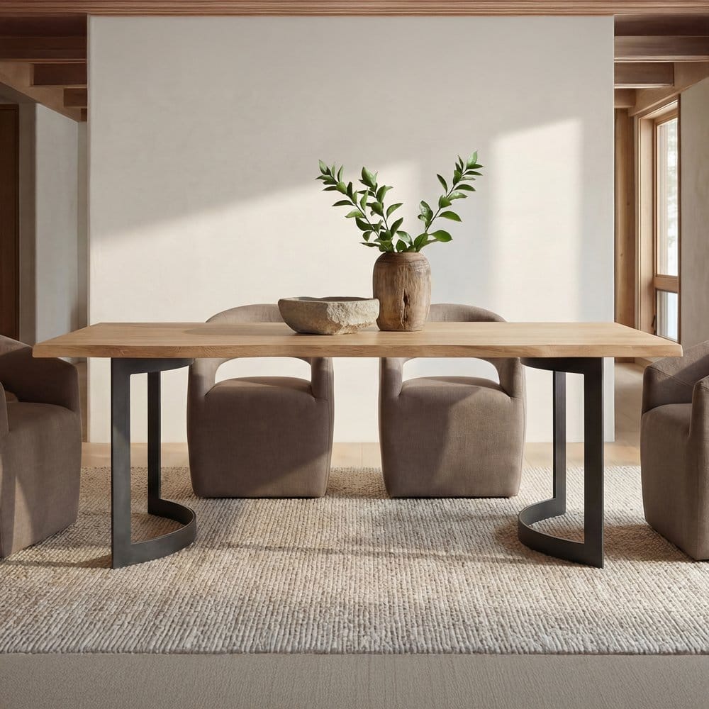 Moes Home - Barrow Rolling Dining Chair Soft Taupe - KQ-1044-39-USA view 9