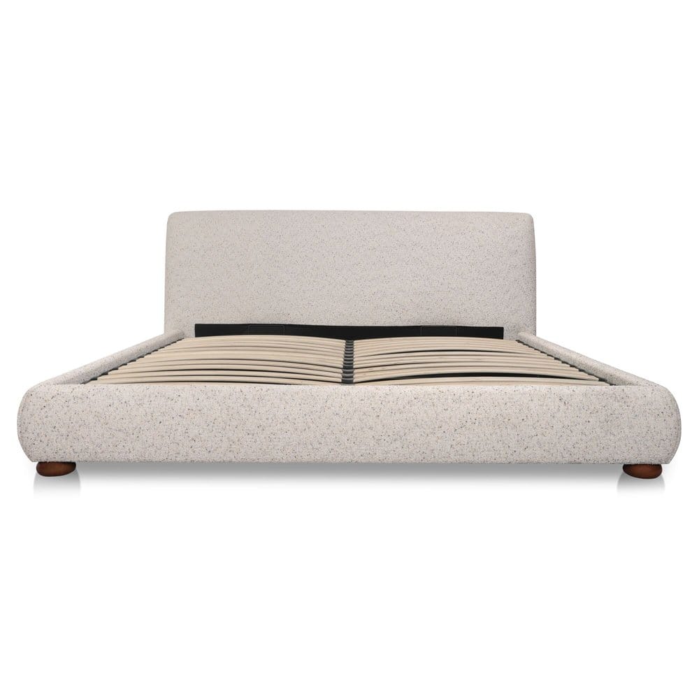 Moes Home - Beau King Storage Bed Speckled Light Grey - RN-1156-29-0 view 2