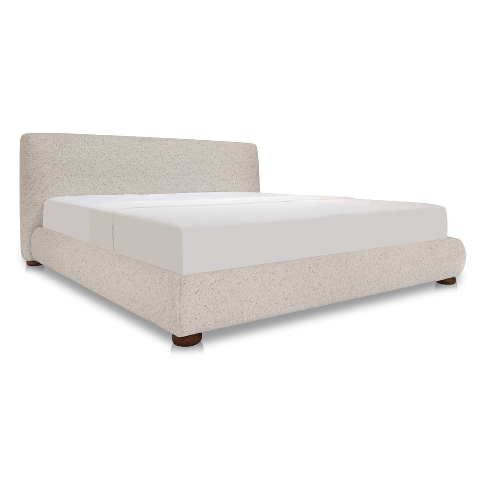 Moes Home - Beau King Storage Bed Speckled Light Grey - RN-1156-29-0 view 3