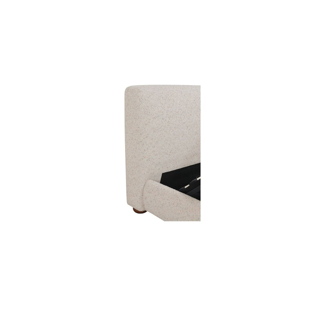 Moes Home - Beau King Storage Bed Speckled Light Grey - RN-1156-29-0 view 6