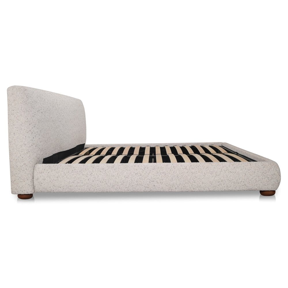 Moes Home - Beau Queen Storage Bed Speckled Light Grey - RN-1157-29-0 view 4