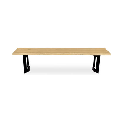 Moes Home - Bent Bench Extra Small Oak - VE-1038-24-0 view 1