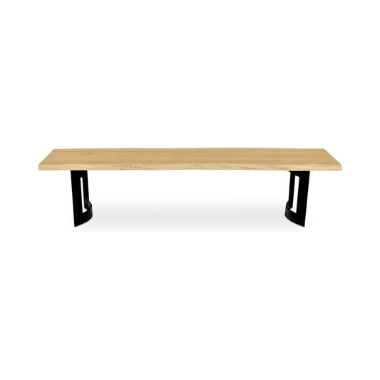 Moes Home - Bent Bench Extra Small Oak - VE-1038-24-0 view 2