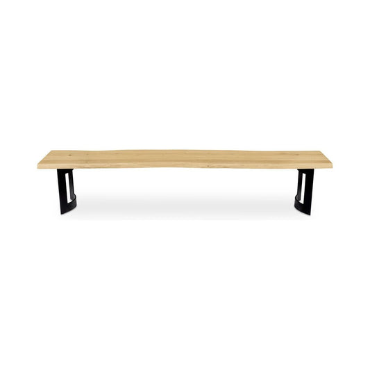 Moes Home - Bent Bench Small Oak - VE-1002-24-0 view 1