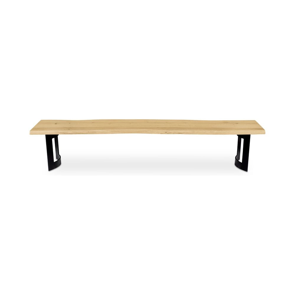 Moes Home - Bent Bench Small Oak - VE-1002-24-0 view 2