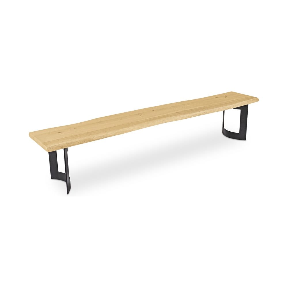 Moes Home - Bent Bench Small Oak - VE-1002-24-0 view 3
