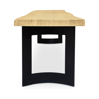 Moes Home - Bent Bench Small Oak - VE-1002-24-0 view 4