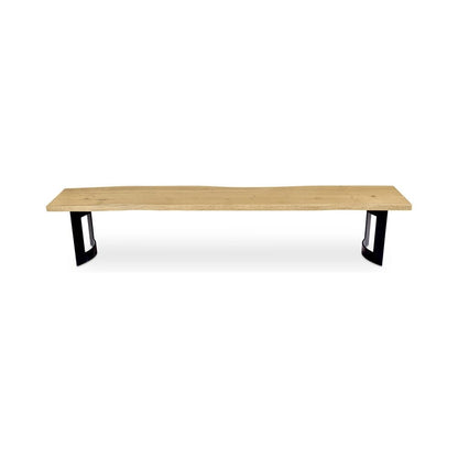 Moes Home - Bent Bench Small Oak - VE-1002-24-0 view 5