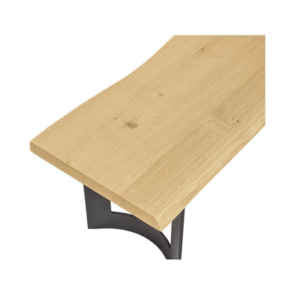 Moes Home - Bent Bench Small Oak - VE-1002-24-0 view 8