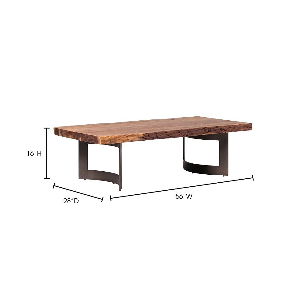 Moes Home - Bent Coffee Table Smoked - VE-1003-03-0 veiw 7