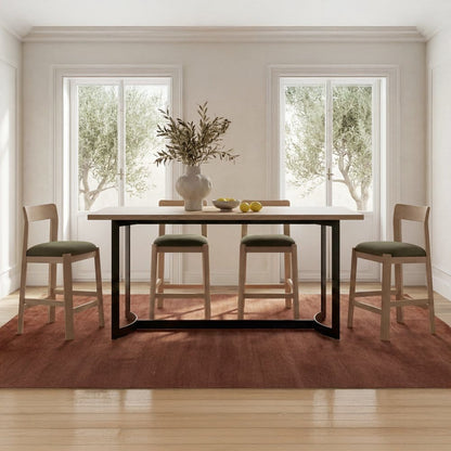 Moes Home - Bent Counter Table Oak - VE-1039-24-0 view 8
