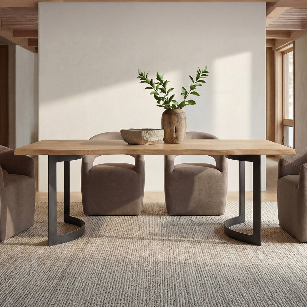 Moes Home - Bent Dining Table Extra Small Oak - VE-1036-24-0 view 9