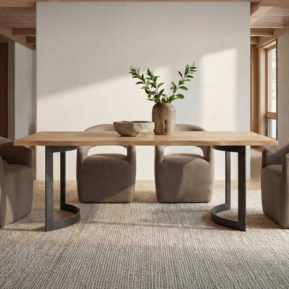 Moes Home - Bent Dining Table Extra Small Oak - VE-1036-24-0 view 9