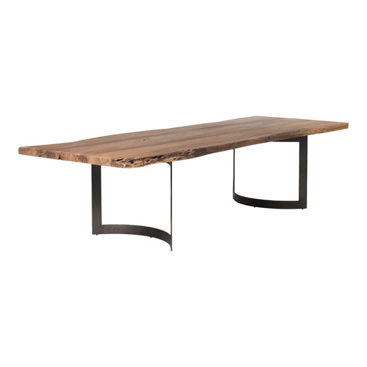 Moes Home - Bent Dining Table Small Smoked - VE-1001-03-0 veiw 1