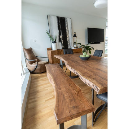 Moes Home - Bent Dining Table Small Smoked - VE-1001-03-0 veiw 7