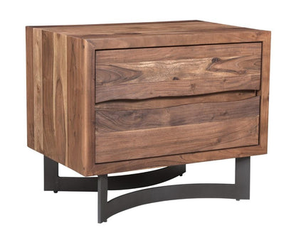 Moes Home - Bent Nightstand Smoked - VE-1096-03-0 veiw 2