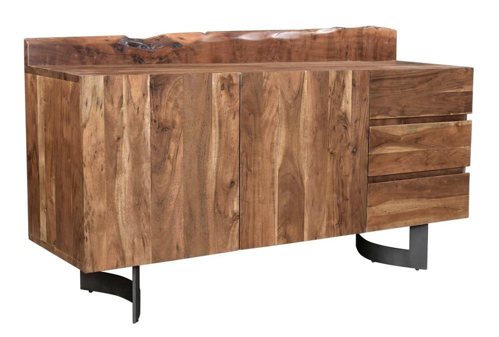 Moes Home - Bent Sideboard Smoked - VE-1040-03 veiw 1