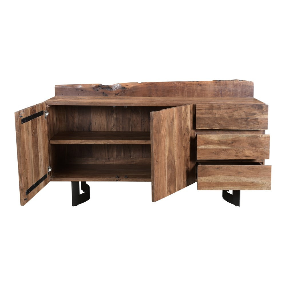 Moes Home - Bent Sideboard Smoked - VE-1040-03 veiw 4