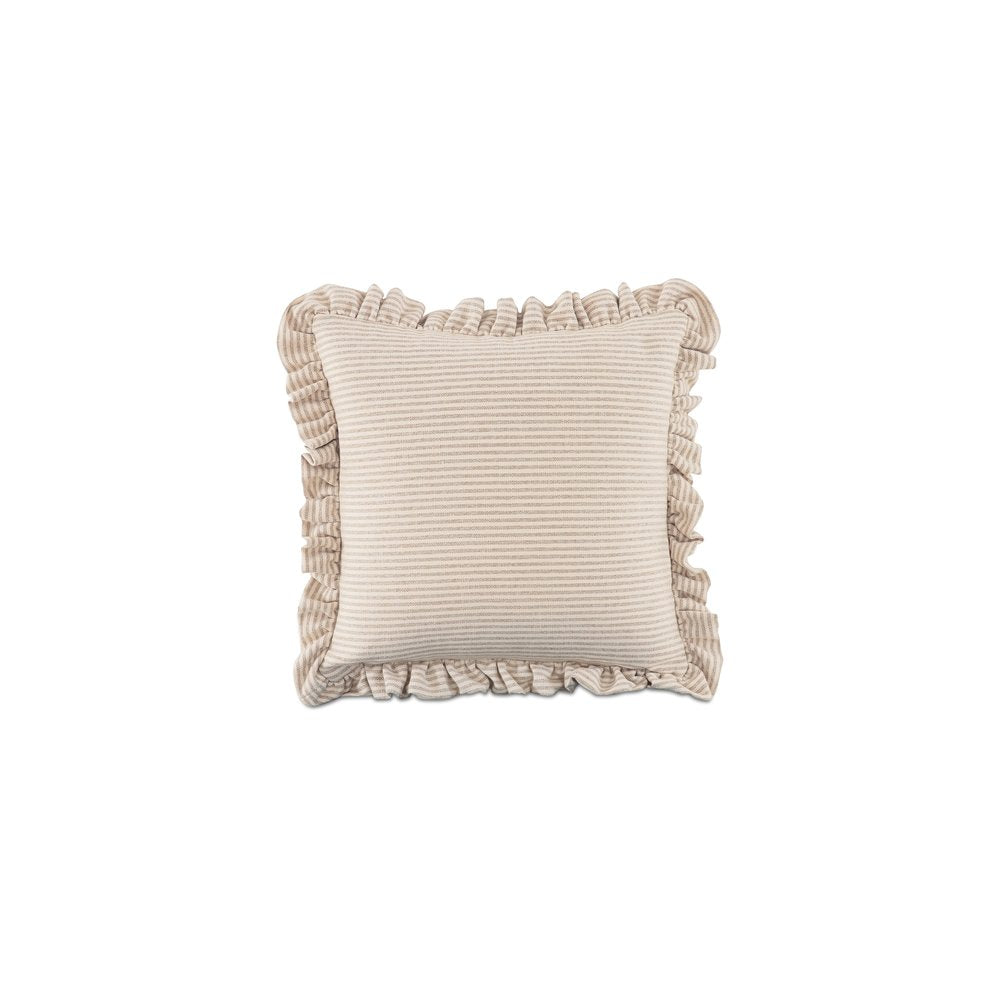 Moes Home - Betty 20 Inch Cushion Beige Stripe - OA-1110-37 view 1