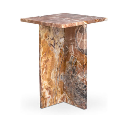 Moes Home - Blair Accent Table Orange Levante Marble - PJ-1024-12 view 4