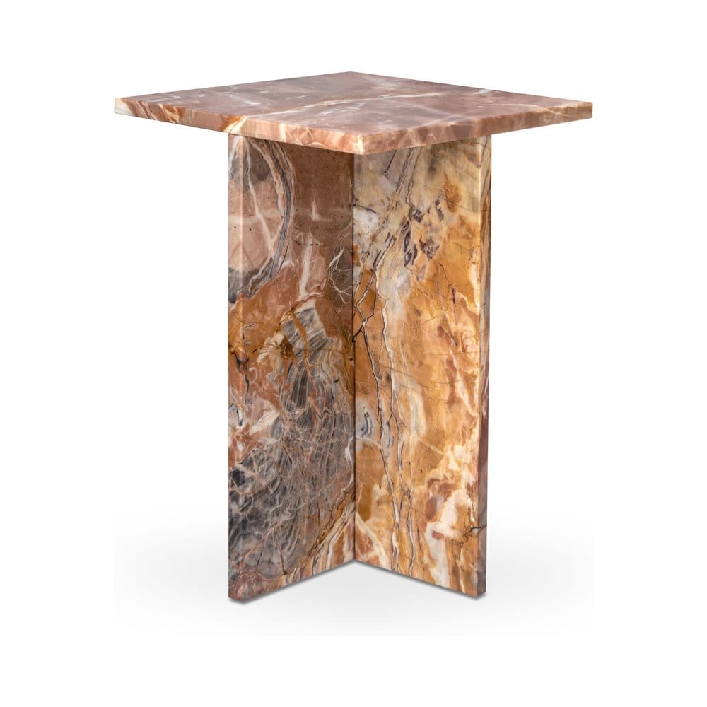 Moes Home - Blair Accent Table Orange Levante Marble - PJ-1024-12 view 6
