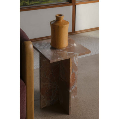 Moes Home - Blair Accent Table Orange Levante Marble - PJ-1024-12 view 13