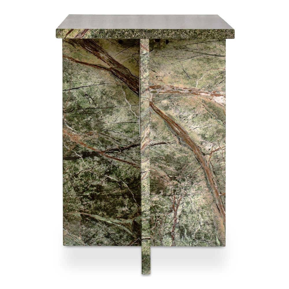 Moes Home - Blair Accent Table Rainforest Green Marble - PJ-1024-27 view 1