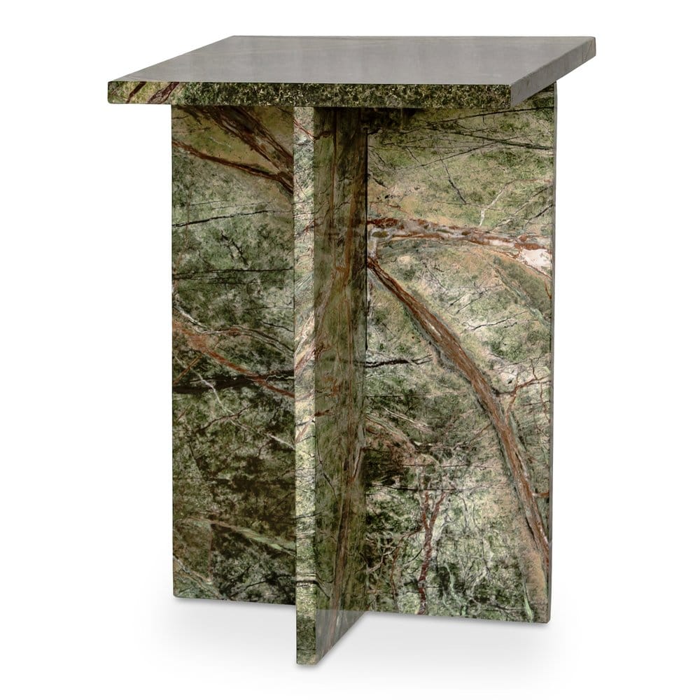 Moes Home - Blair Accent Table Rainforest Green Marble - PJ-1024-27 view 4