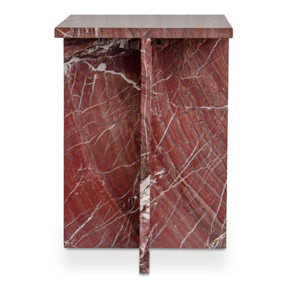 Moes Home - Blair Accent Table Rosso Levanto Marble - PJ-1024-06 view 2