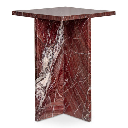 Moes Home - Blair Accent Table Rosso Levanto Marble - PJ-1024-06 view 4