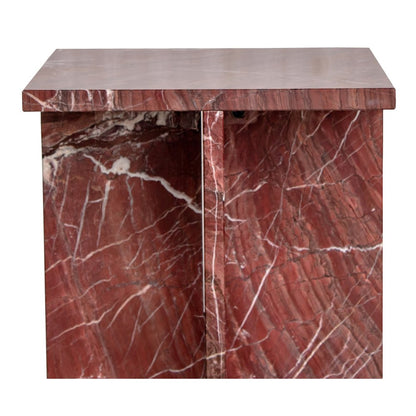 Moes Home - Blair Accent Table Rosso Levanto Marble - PJ-1024-06 view 6