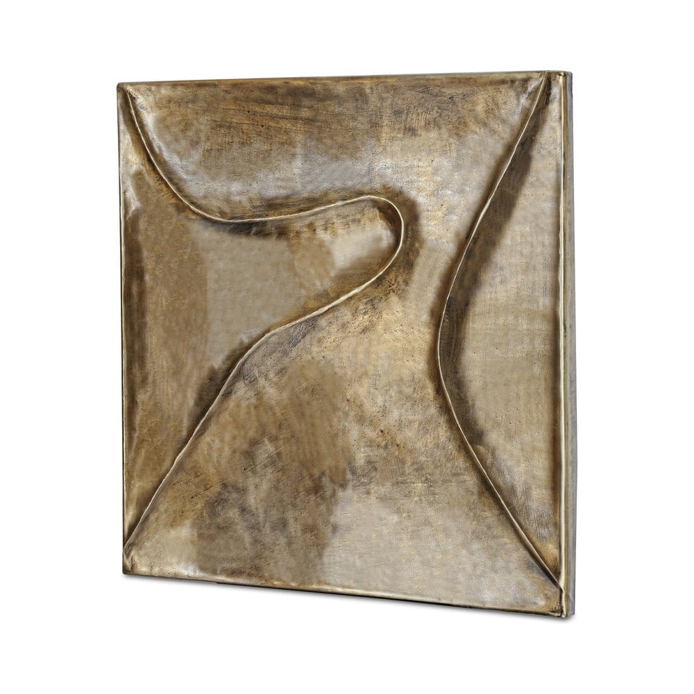 Moes Home - Bode Wall Sculpture Aged Brass - FI-1148-51 view 5