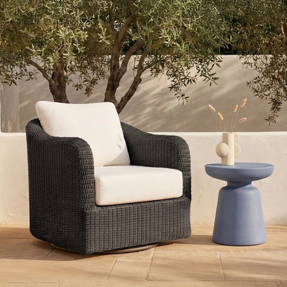 Moes Home - Bodhi Outdoor Swivel Accent Chair  Charcoal - ET-1009-07 view 11