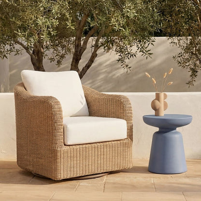 Moes Home - Bodhi Outdoor Swivel Accent Chair Natural - ET-1009-24 view 11