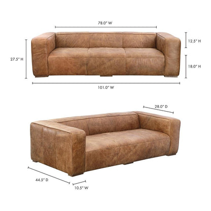 Moes Home - Bolton Sofa in Cappucino - PK-1008-14 veiw 8