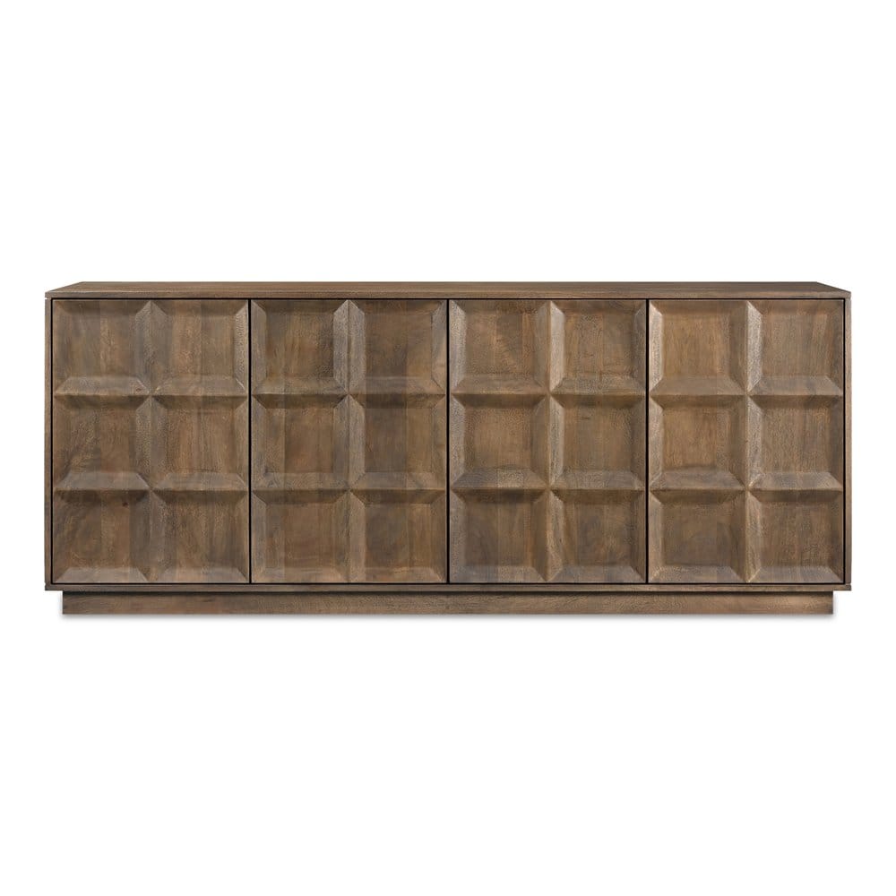 Moes Home - Bowen Sideboard Deep Brown - JD-1071-03 view 2