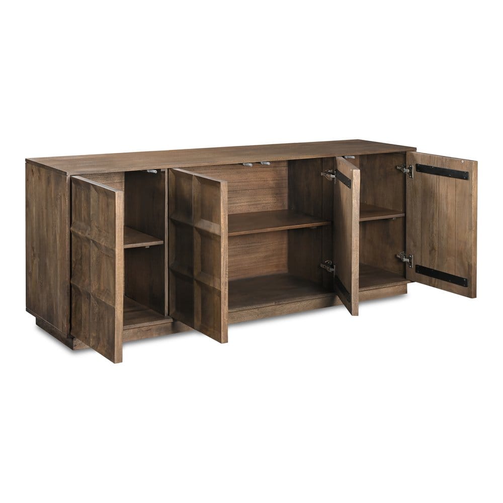 Moes Home - Bowen Sideboard Deep Brown - JD-1071-03 view 5