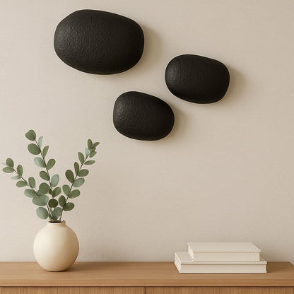 Moes Home - Breton Cast Aluminum Wall Sculpture Black-Set Of 3 - FI-1136-02 view 6