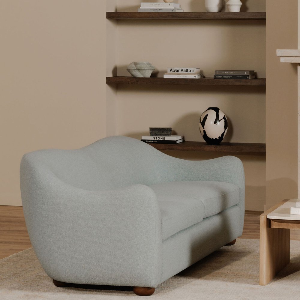 Moes Home - Bria Sofa Light Blue - FO-1024-45 view 7