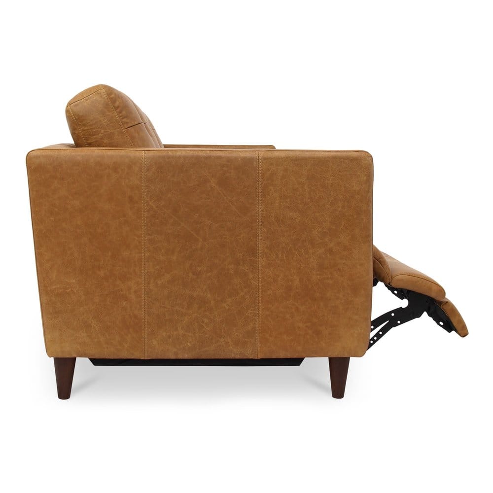 Moes Home - Bridgers Power Recliner Sofa Tan Leather - XQ-1011-40 view 4