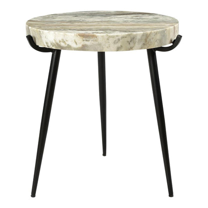 Moes Home - Brinley Marble Accent Table - IK-1008-21 veiw 1