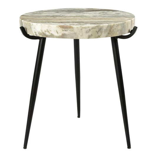 Moes Home - Brinley Marble Accent Table - IK-1008-21 veiw 1
